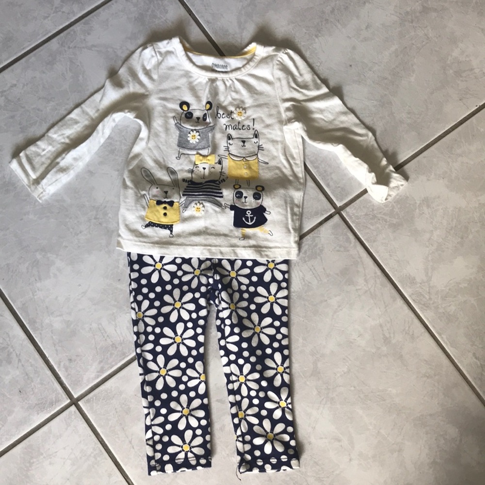 *LAST CALL* Gymboree daisy shirt and pants